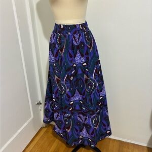 African Wax Print Style Skirt